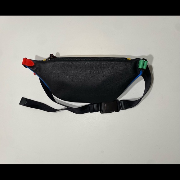 Coach X Michael B. Jordan League Belt Bag In Colorblock With Mummified Rexy - Picture 7 of 8